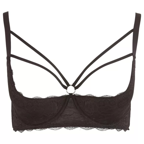 Cottelli Plus Size - Träger-BH mit Ringen (schwarz) - 95E