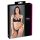 Cottelli - Riemen-BH & String mit Ringen (schwarz) - 80B/M