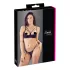 Cottelli - Riemen-BH mit Ring & String (schwarz) - 80B/M