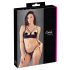 Cottelli - Riemen-BH & String mit Ringen (schwarz) - 85B/L