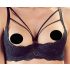Cottelli - Riemen-BH & String mit Ringen (schwarz) - 85B/L