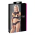 Cottelli - Offenes BH-Set (Schwarz) - 80B/M