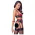 Cottelli Bondage - Mattes, Spitzen-BH-Set (Rot) - M