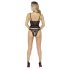 Abierta Fina - Offener String & Korsett (schwarz) - M