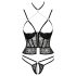 Abierta Fina - Offener String & Korsett (schwarz) - M