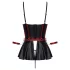 Cottelli Bondage - glänzendes Set mit Handfesseln (schwarz)