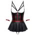Cottelli Bondage - Glänzendes Set mit Handschellen (Schwarz) - L