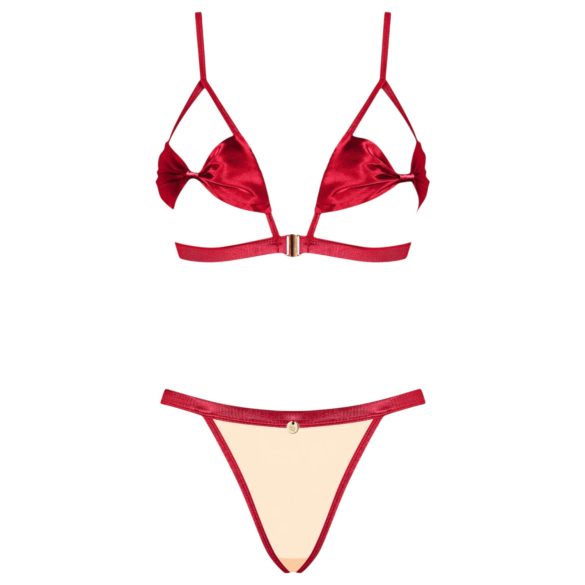Obsessive Rubinesa - pikantes Dessous-Set (rot)