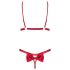 Obsessive Rubinesa - pikantes Dessous-Set (rot)