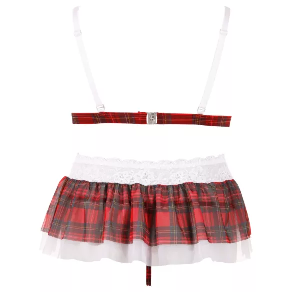 Cottelli - Sexy Schulmädchen Kostüm - BH-Set - L