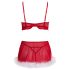 Cottelli - Weihnachts-Dessous-Set (rot)