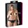 Cottelli Plus Size - Spitzenslip mit offenem Schritt (schwarz) - 4XL