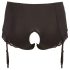 Cottelli Plus Size - Offene Stringpanty mit Strumpfhaltern (Schwarz) - 2XL