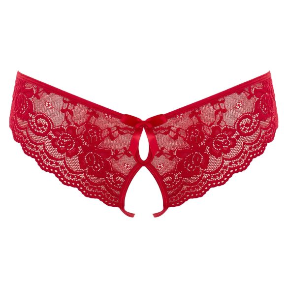 Cottelli - Damenstring offen mit Schleife (rot) - L