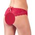 Cottelli - Rote Offene Schleifen-Panty - XL
