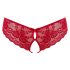 Cottelli - Rote Offene Schleifen-Panty - XL