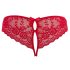 Cottelli - Rote Offene Schleifen-Panty - XL