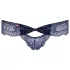 Obsessive Auroria - Schleifenverzierte Damen-Slips (Blau) - L/XL