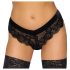 Cottelli Party - Ketten hängende Spitzenpanty (schwarz) - M