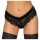 Cottelli Party - Ketten hängende Spitzenpanty (schwarz) - L