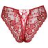 Cottelli - offener Spitzen-Slip (rot) - M