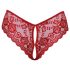 Cottelli - offener Spitzen-Slip (rot) - L