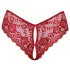 Cottelli - offener Spitzen-Slip (rot) - XL