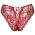 Cottelli - offener Spitzen-Slip (rot) - XL