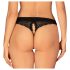 Obsessive Chemeris - Offener String (Schwarz) - XL/XXL