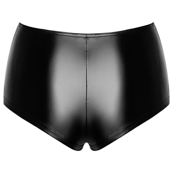 Noir - Glänzende Shorts (Schwarz) - L