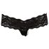 Cottelli - Perlen-Spitzen-Tanga (schwarz) - L