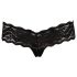 Cottelli - Perlen-Spitzen-Tanga (schwarz) - L