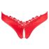 Cottelli - Perlen, offene Blumen-Slip (Rot)