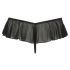 Cottelli - Offener Perlen-String mit Rüschen (Schwarz) - L