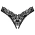 Obsessive Donna Dream - Spitze offener Tanga (schwarz)