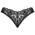 Obsessive Donna Dream - Spitze offener Tanga (schwarz)