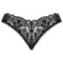 Obsessive Donna Dream - Spitze offener Tanga (schwarz) - M/L