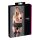 Cottelli Plus Size - Spitzenstrumpfhalter mit Schnürung (Schwarz) - 3XL