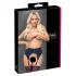 Cottelli - Mattschwarzer Strumpfhalter - M