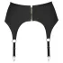 Cottelli - Mattschwarzer Strumpfhalter - M