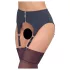 Cottelli - Mattschwarzer Strumpfhalter - L