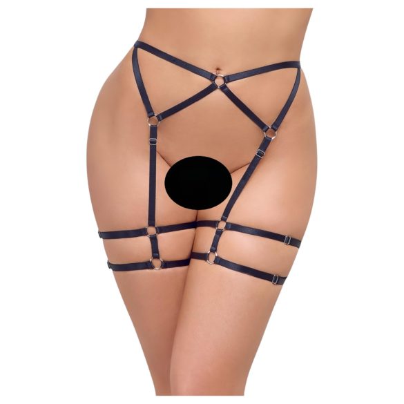 Cottelli - Schlankes Körperharness (Schwarz)