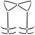 Cottelli - Schlankes Körperharness (Schwarz)