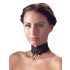 Cottelli - Breites Schnürhalsband aus Spitze (Schwarz)