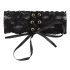 Cottelli - Breites Schnürhalsband aus Spitze (Schwarz)