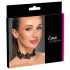 Cottelli - Spitzen- und Perlenhalsband (Schwarz)