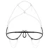 Obsessive - Ketten-BH-Geschirr - Schwarz (S-L)