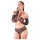 Cottelli Collection - Lange Netz-Handschuhe mit Muster - Schwarz (S-L)