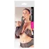 Cottelli Collection - Lange Netz-Handschuhe mit Muster - Schwarz (S-L)