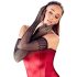 Cottelli Collection - Lange, gemusterte Netz-Handschuhe - Schwarz (S-L)